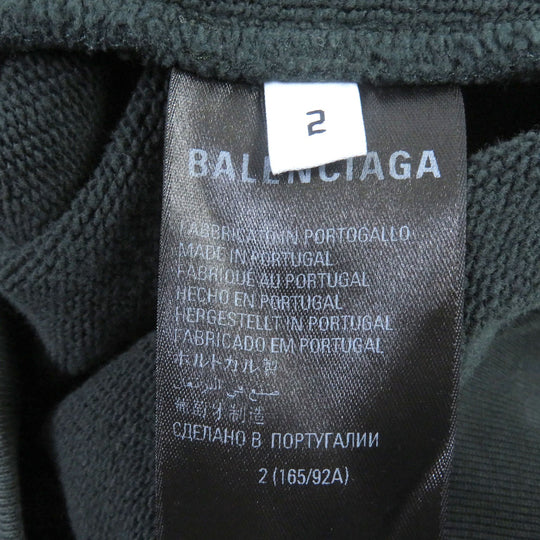 BALENCIAGA Hoodie 712396 Main: 100% cotton, Part: , Embroidery: 100% polyester Dark green mens 2 Used Authentic