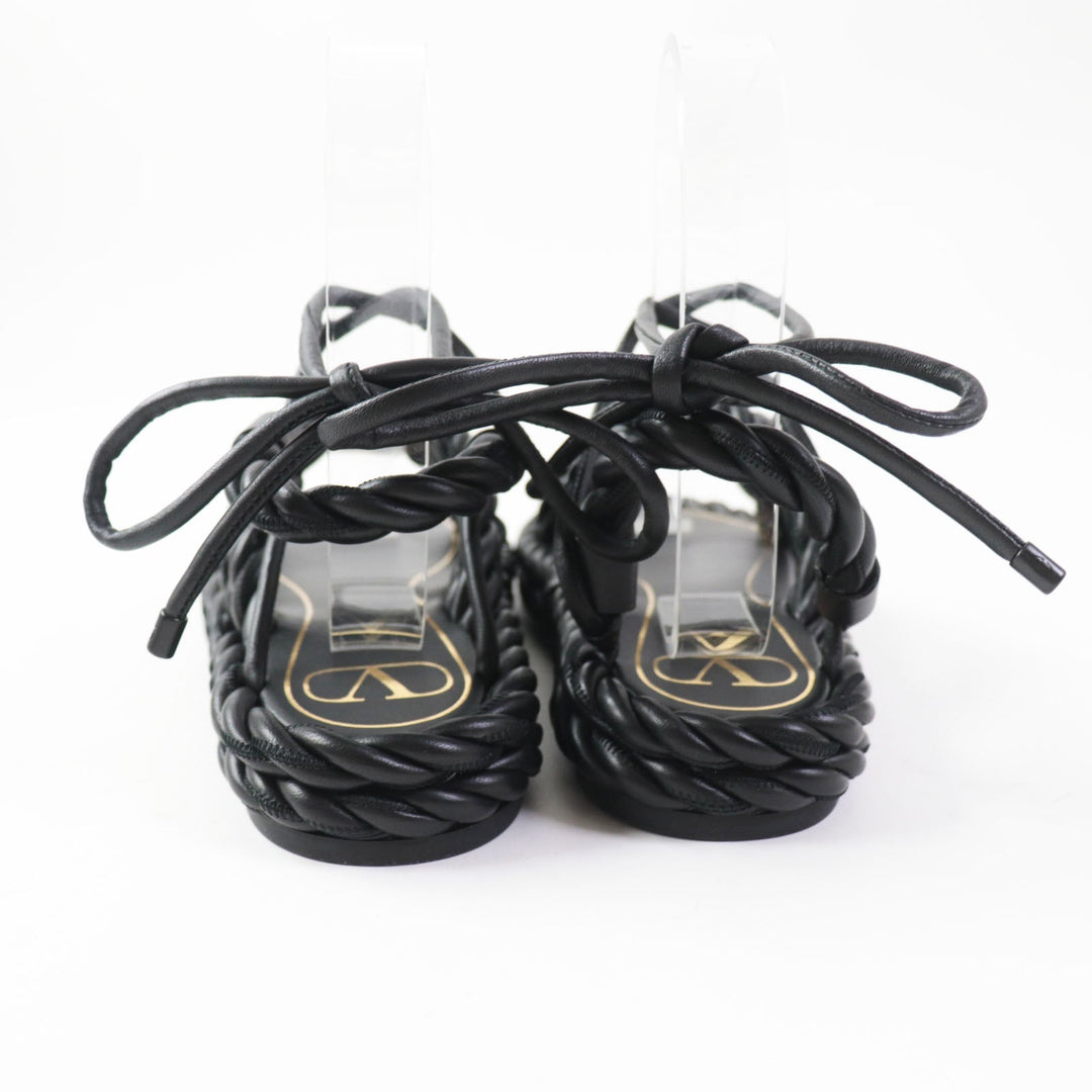 Valentino Garavani Sandals TW0S0Y14 Main: Leather black Women 36 Used Authentic