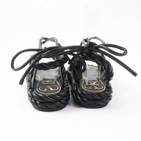 Valentino Garavani Sandals TW0S0Y14 Main: Leather black Women 36 Used Authentic