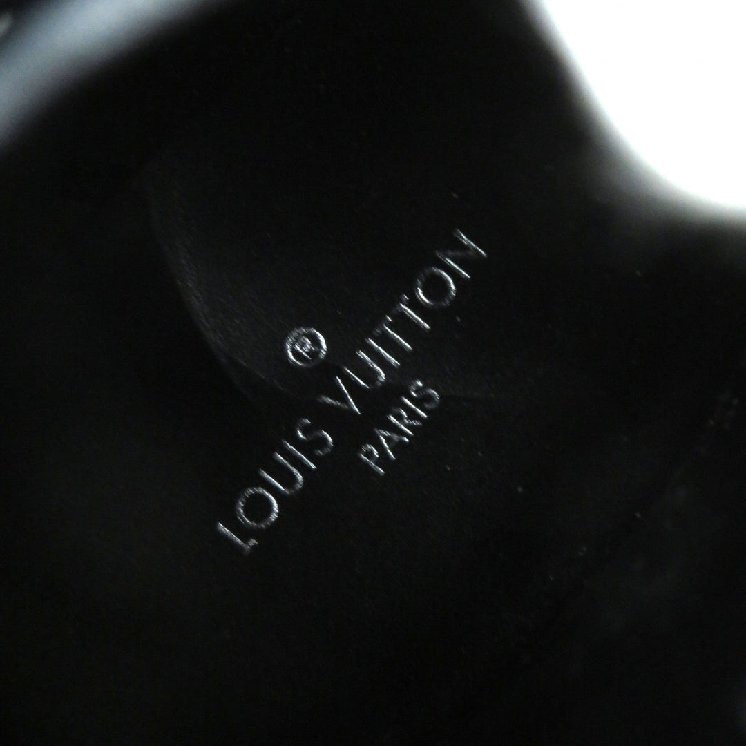 LOUIS VUITTON short boots Main: Patent black Star trail line Women 36 Used Authentic