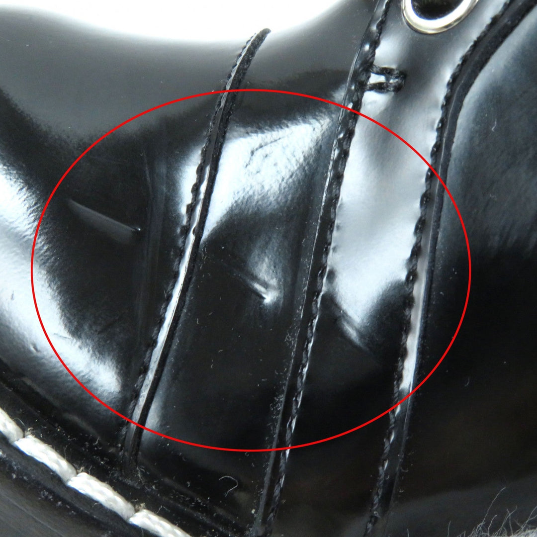 LOUIS VUITTON short boots Main: Patent black Star trail line Women 36 Used Authentic