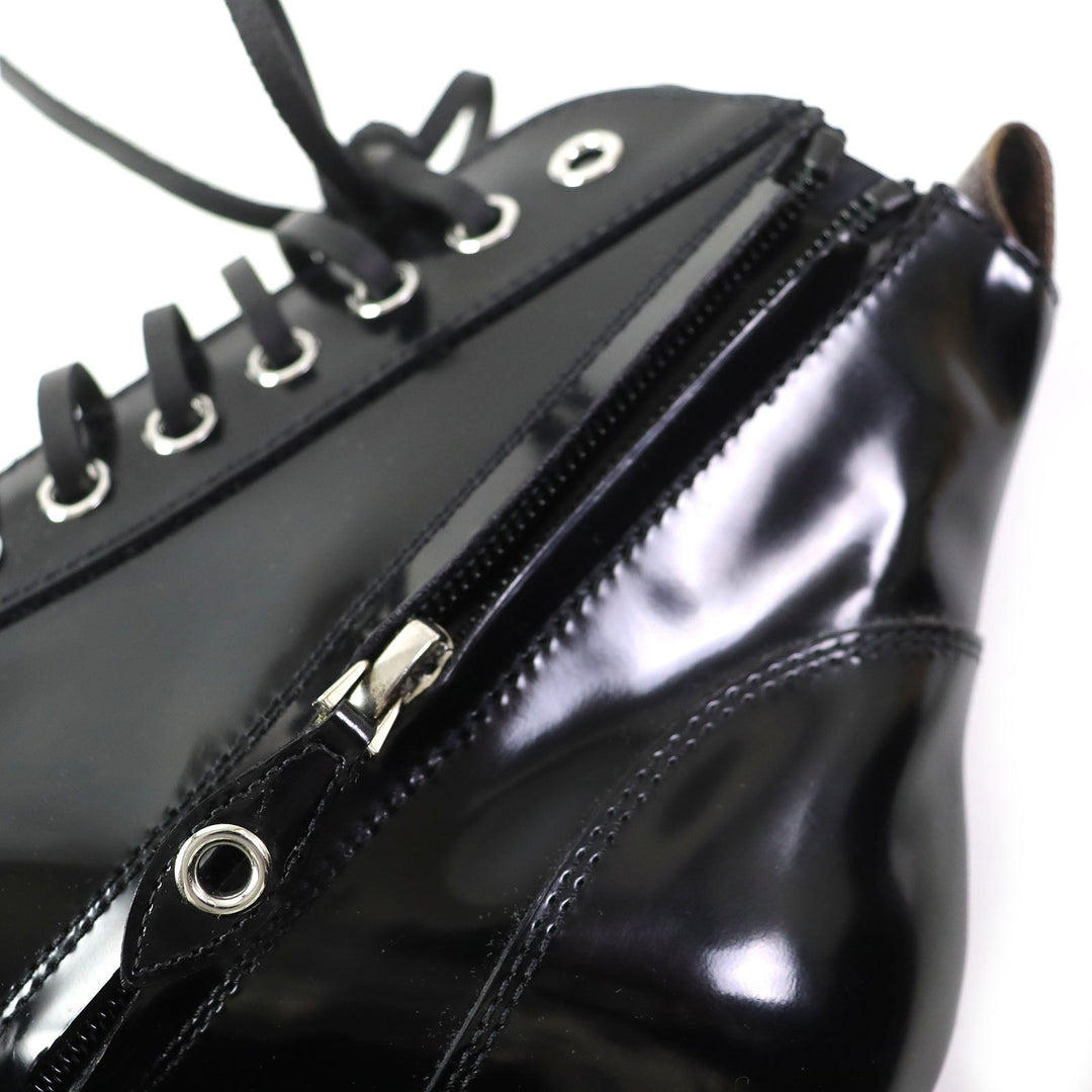LOUIS VUITTON short boots Main: Patent black Star trail line Women 36 Used Authentic