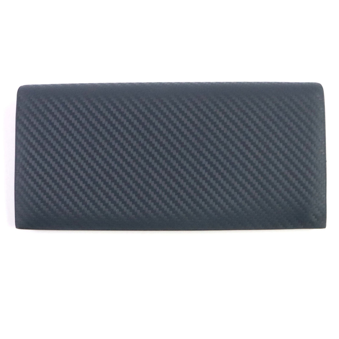 Dunhill Long Wallet Purse Main: Leather Navy brown Chassis mens Used Authentic