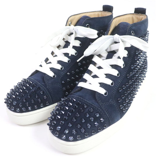 Christian Louboutin High cut sneakers 3101212 Main: Suede Marin LOUIS FLAT VV/SPIKES mens 40 Used Authentic