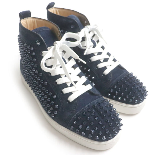 Christian Louboutin High cut sneakers 3101212 Main: Suede Marin LOUIS FLAT VV/SPIKES mens 40 Used Authentic