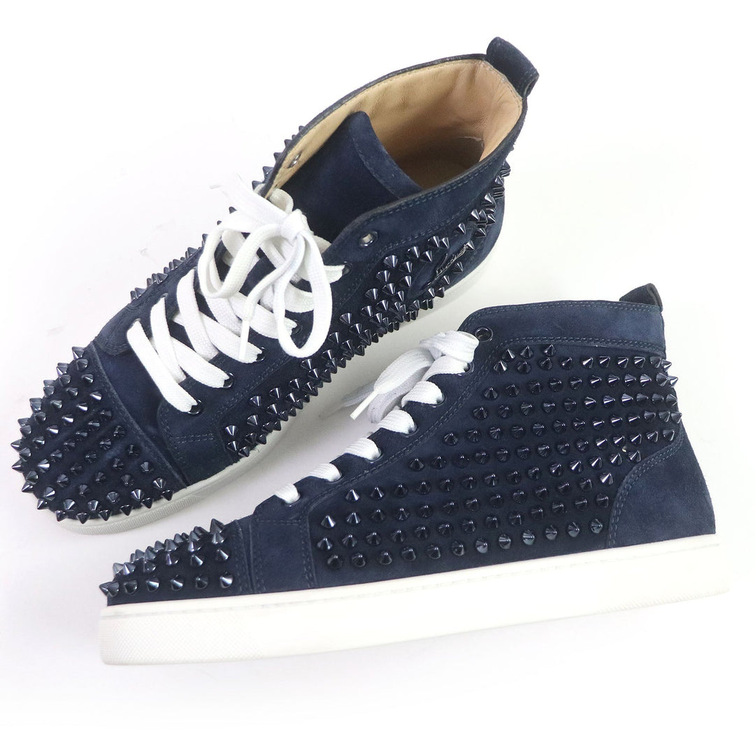 Christian Louboutin High cut sneakers 3101212 Main: Suede Marin LOUIS FLAT VV/SPIKES mens 40 Used Authentic