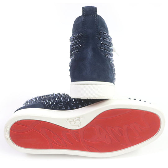 Christian Louboutin High cut sneakers 3101212 Main: Suede Marin LOUIS FLAT VV/SPIKES mens 40 Used Authentic