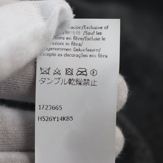 LOEWE sweater H526Y14KB5 Main: 98% wool, Main: 1% elastane (polyurethane), Main: 1% polyamide (nylon) gray mens S Used Authentic