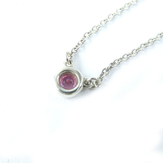 TIFFANY&Co. Necklace Main: SV925, Stone: Pink sapphire Silver pink By the yard Women Used Authentic