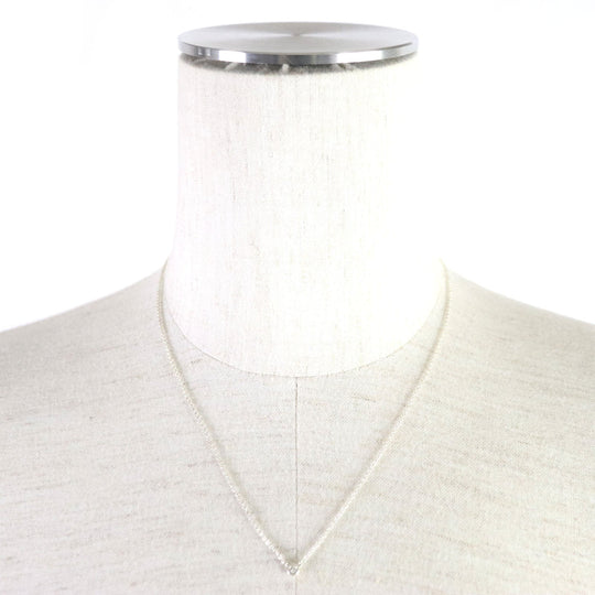TIFFANY&Co. Necklace Main: AG925, Part: Diamond Silver By the yard Women Used Authentic