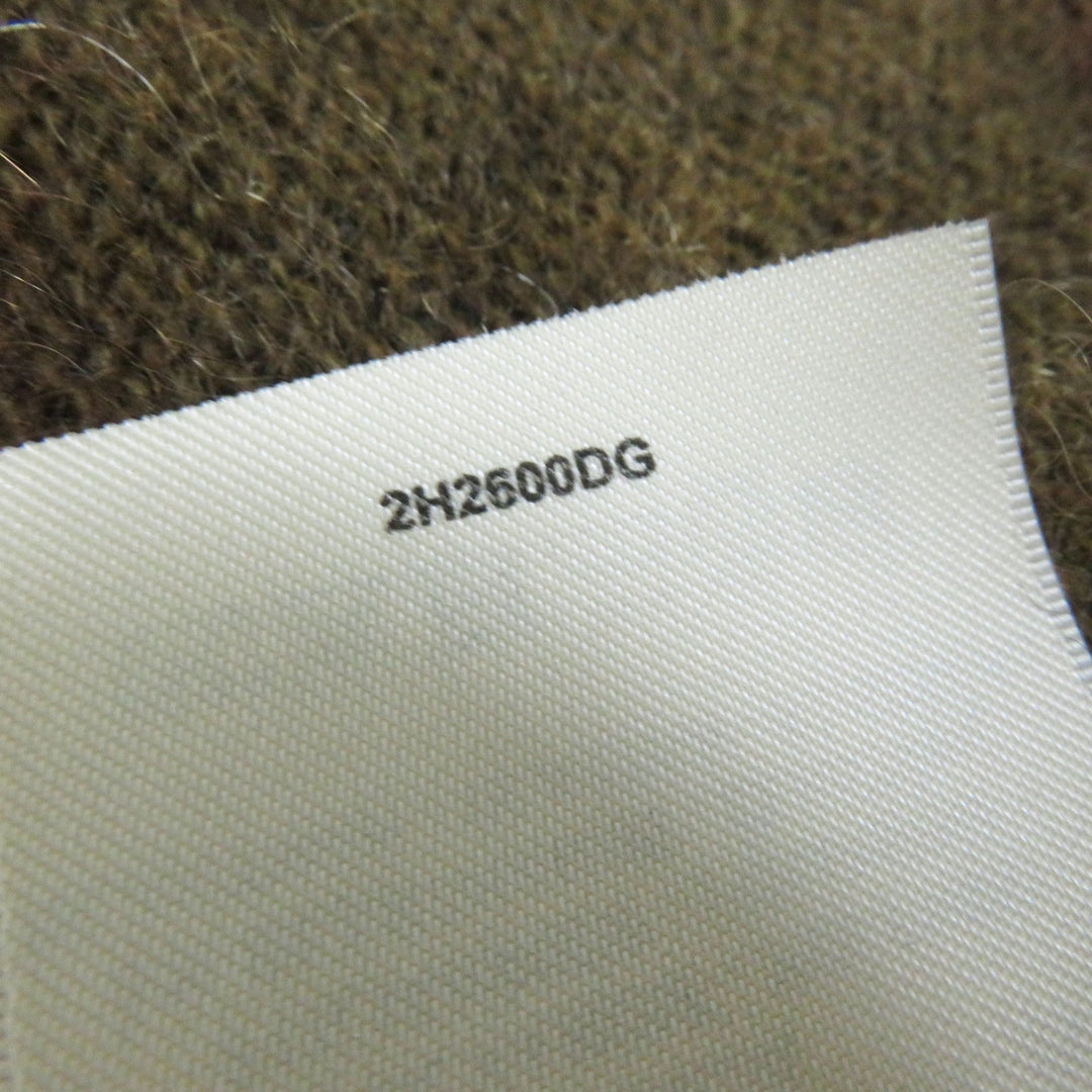 HERMES knit 2H2600DG Outer material: 36% wool, Outer material: 24% mohair, Outer material: 24% silk, Outer material: 16% cashmere, Part: 92% silk, : 4% nylon : 2% polyurethane Brown type Women 40 Used Authentic