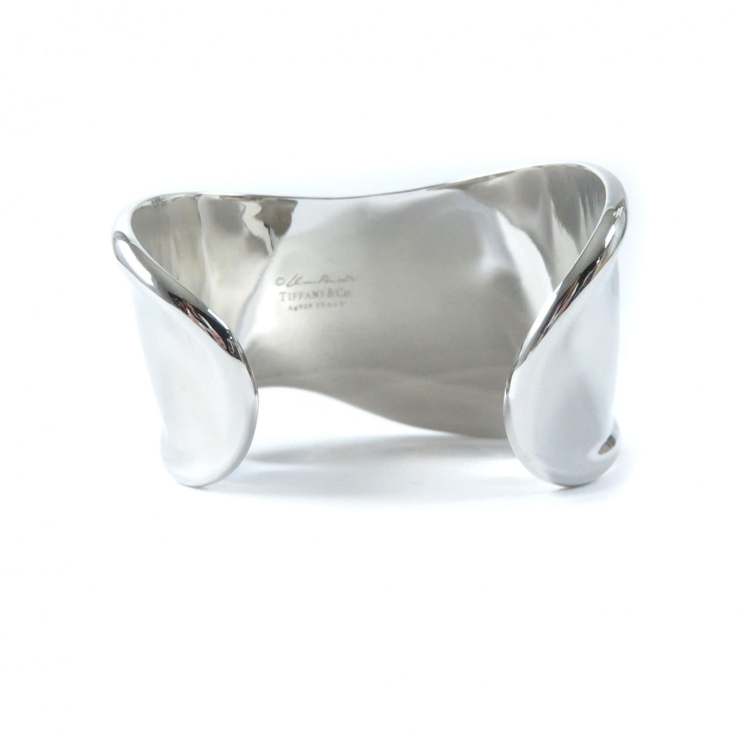 TIFFANY&Co. Bangle Main�FSV925 Silver El Saperetti Smallbone Cuff Women Used Authentic