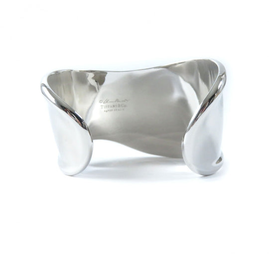 TIFFANY&Co. Bangle Main�FSV925 Silver El Saperetti Smallbone Cuff Women Used Authentic