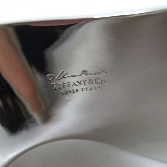 TIFFANY&Co. Bangle Main�FSV925 Silver El Saperetti Smallbone Cuff Women Used Authentic