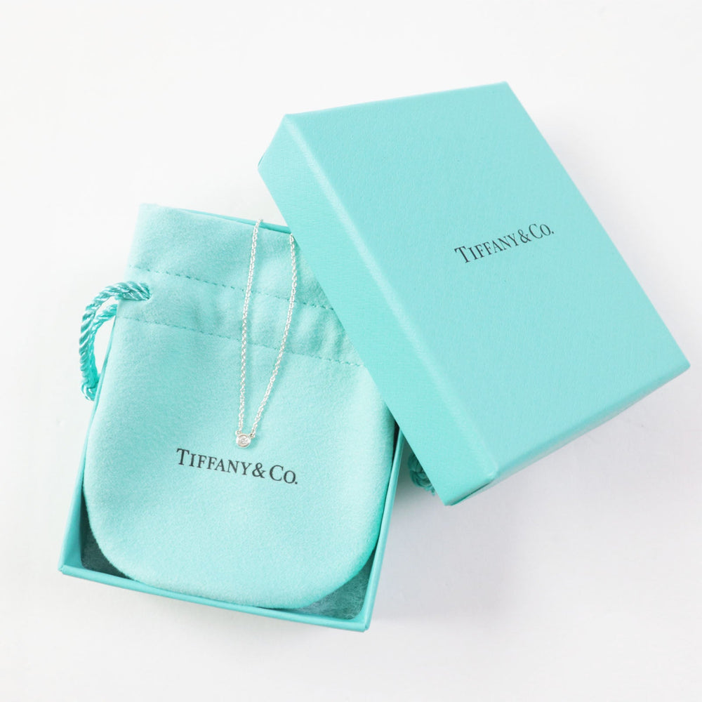 TIFFANY&Co. Necklace Main: AG925, Part: Diamond Silver By the yard Women Used Authentic