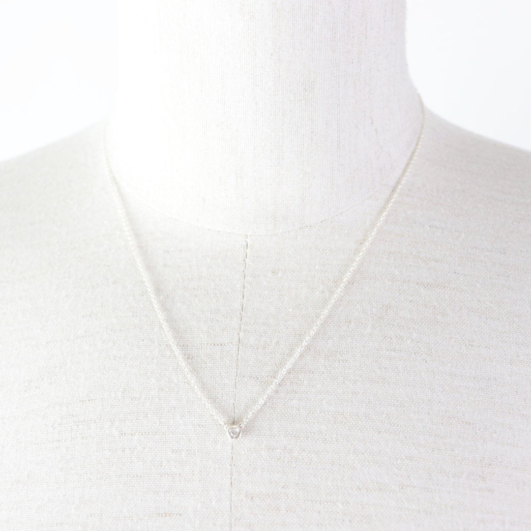 TIFFANY&Co. Necklace Main: AG925, Part: Diamond Silver By the yard Women Used Authentic