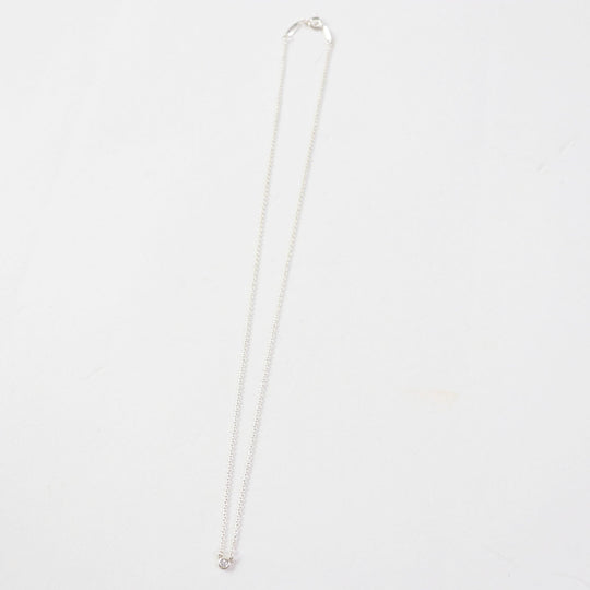 TIFFANY&Co. Necklace Main: AG925, Part: Diamond Silver By the yard Women Used Authentic