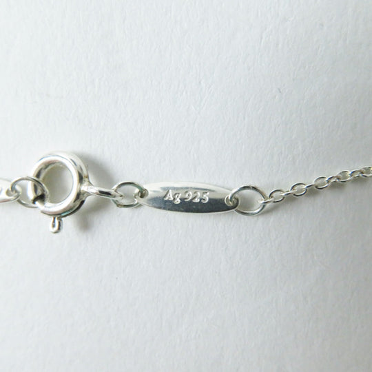 TIFFANY&Co. Necklace Main: AG925, Part: Diamond Silver By the yard Women Used Authentic