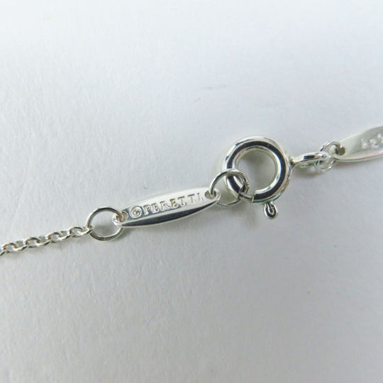 TIFFANY&Co. Necklace Main: AG925, Part: Diamond Silver By the yard Women Used Authentic