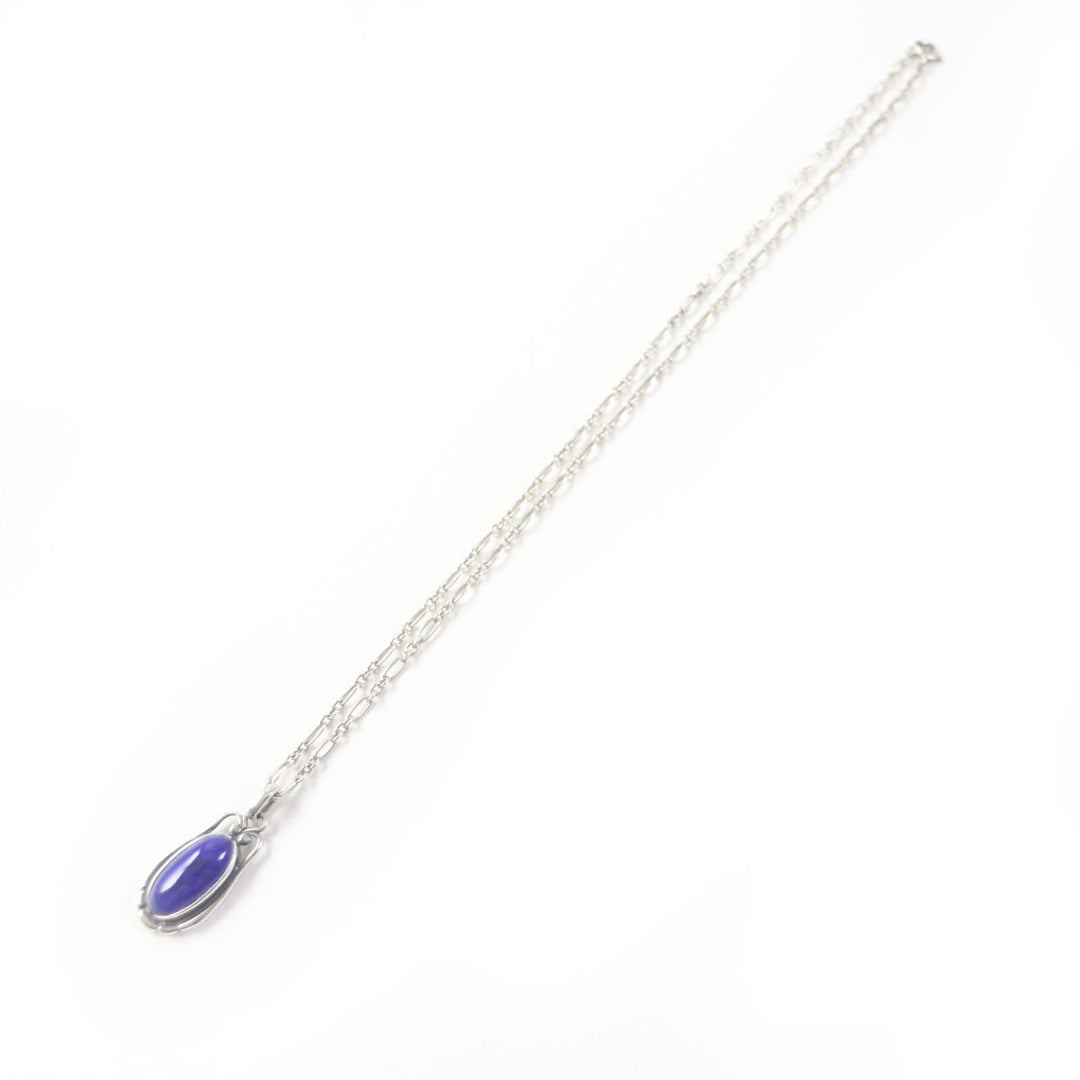 Georg Jensen Necklace 2009 Main: SV925, Stone: Lapis lazuli Silver blue Women Used Authentic