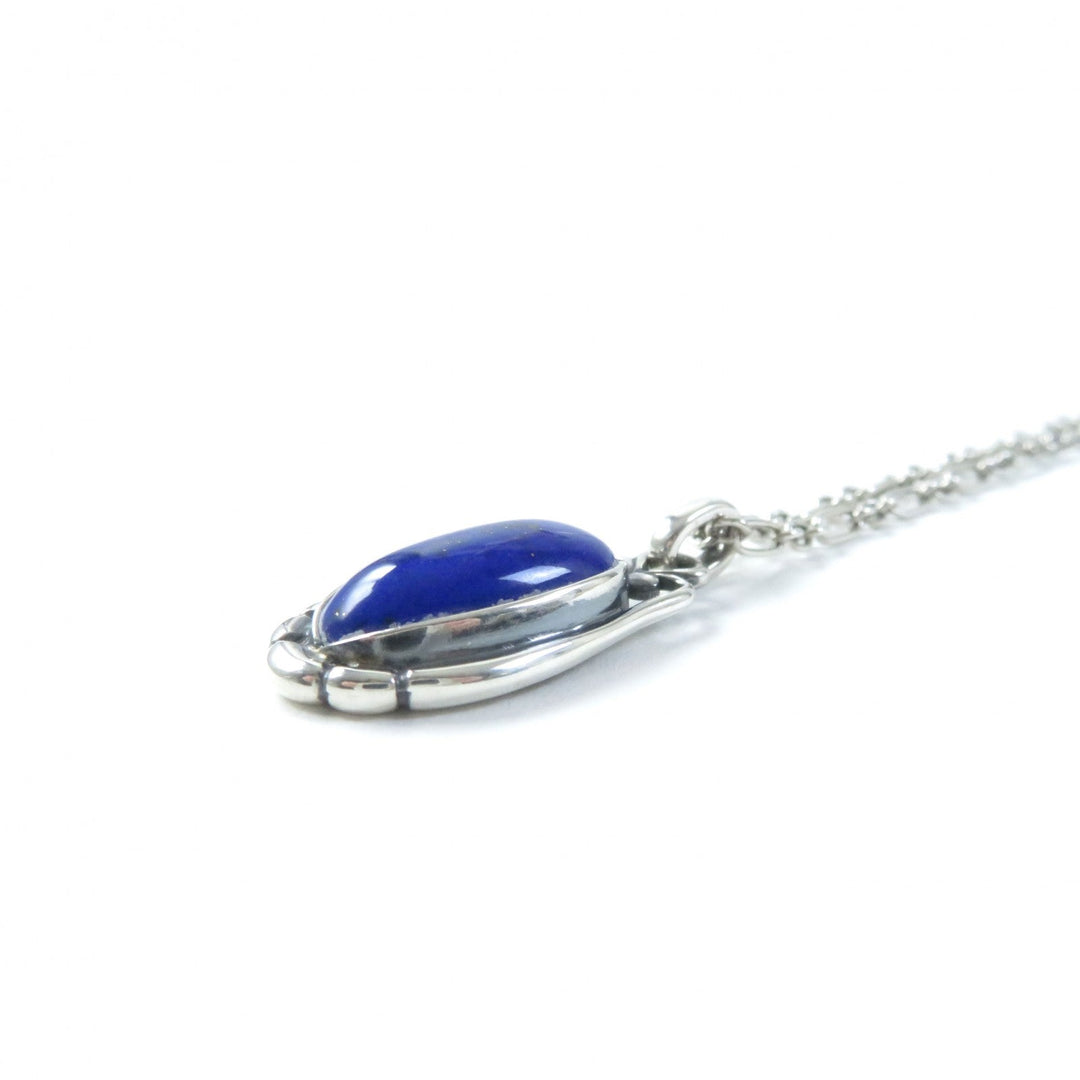 Georg Jensen Necklace 2009 Main: SV925, Stone: Lapis lazuli Silver blue Women Used Authentic