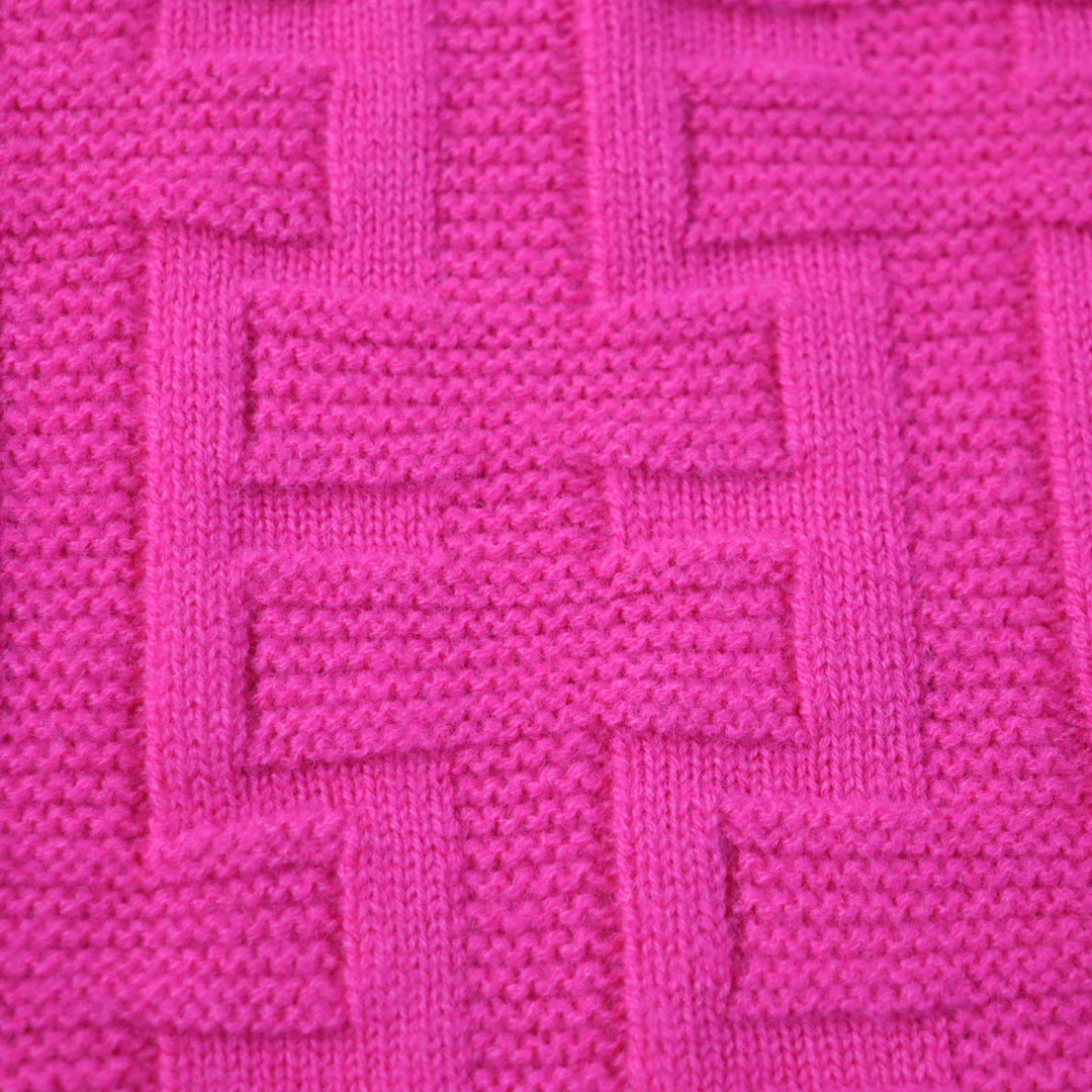 HERMES Hoodie Main: 100% wool pink Women 44 Used Authentic