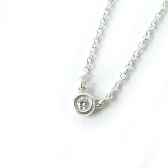 TIFFANY&Co. Necklace Main: AG925, Part: Diamond Silver El Saperetti By the yard Women Used Authentic