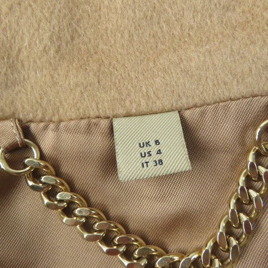 BURBERRY trench coat Main: 100% cashmere, Part: 66% wool, Part: 22% nylon, Part: 12% cashmere, Lining: 100% viscose (rayon), Lining (sleeve lining): 100% viscose beige SANDRINGHAM Sandringham Women 38 Used Authentic