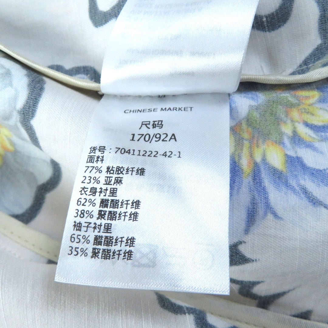 MAX MARA Jacket Lining: 62% acetate, Lining: 38% polyester, Outer: 77% viscose, 23% lino multicolor Women 42 Used Authentic