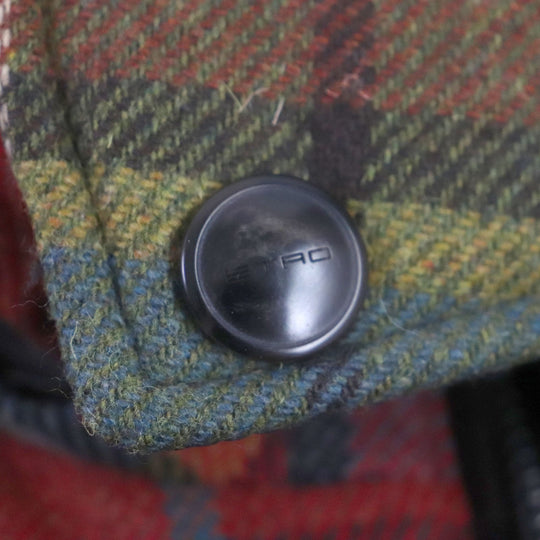 ETRO Down vest wool multicolor S