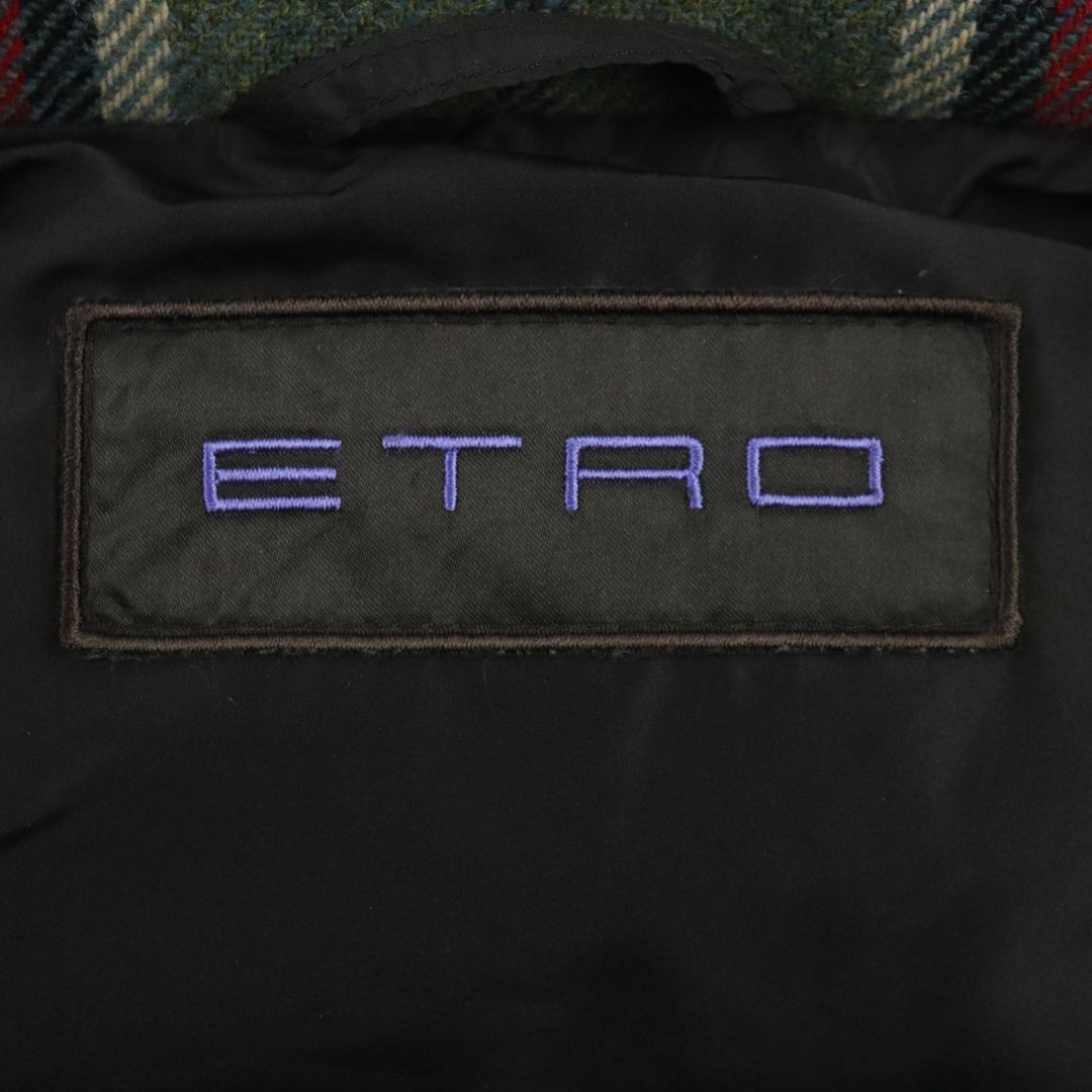 ETRO Down vest wool multicolor S