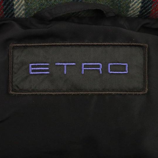 ETRO Down vest wool multicolor S