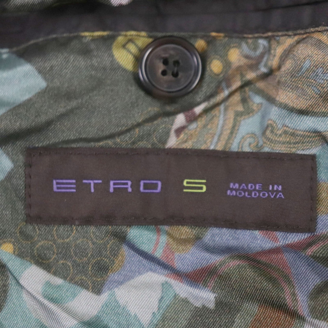 ETRO Down vest wool multicolor S