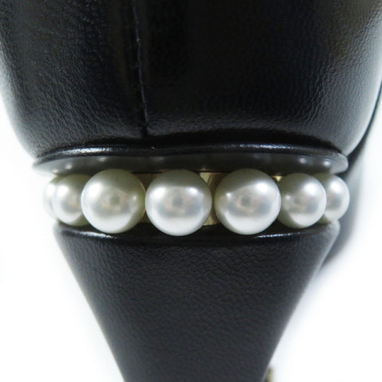 CHANEL Ankle boots 22A G39262 Shiny goatskin black 36 1/2C