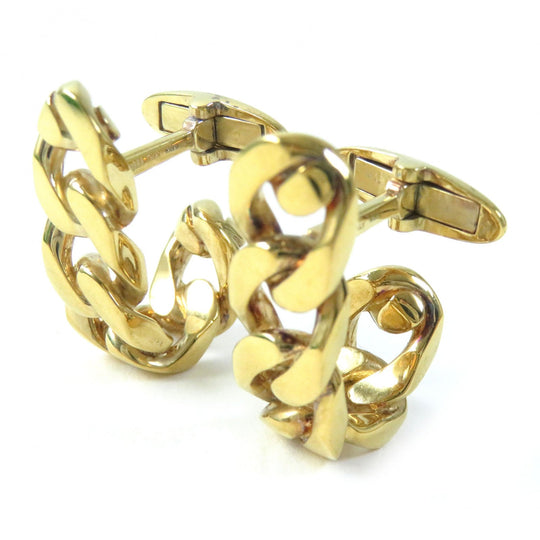 BOTTEGAVENETA cuffs 574957 Main�FAG925 gold mens Used Authentic