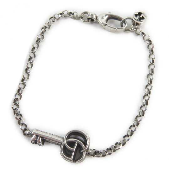 GUCCI bracelet 632207 Main�FAG925 Silver mens Used Authentic