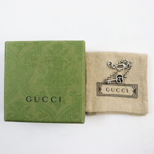 GUCCI bracelet 632207 Main�FAG925 Silver mens Used Authentic