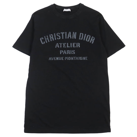 Dior HOMME Short sleeve T-shirt 043J615A0589 Main: 100% cotton black ATELIER Atelier mens XS Used Authentic