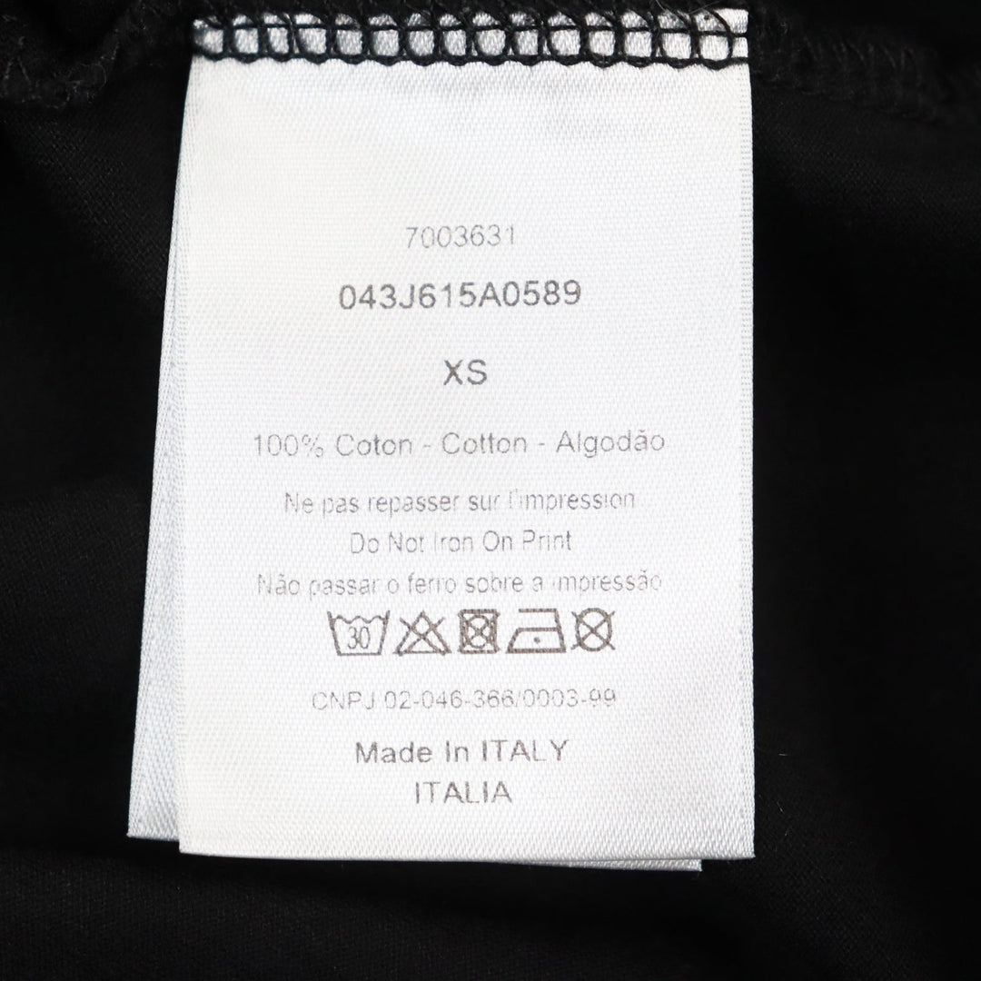 Dior HOMME Short sleeve T-shirt 043J615A0589 Main: 100% cotton black ATELIER Atelier mens XS Used Authentic