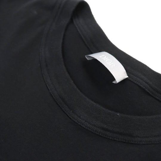 Dior HOMME Short sleeve T-shirt 043J615A0589 Main: 100% cotton black ATELIER Atelier mens XS Used Authentic