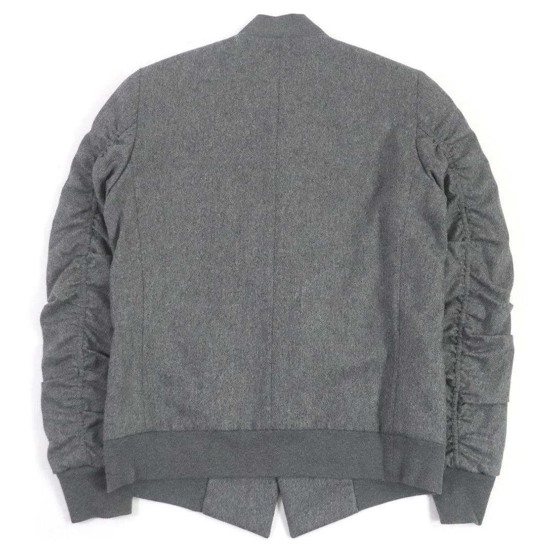 Paul Smith Blouson Outer: 100% wool, Lining: Cupra, Filling: 100% rayon, Part: 100% cotton gray mens L Used Authentic