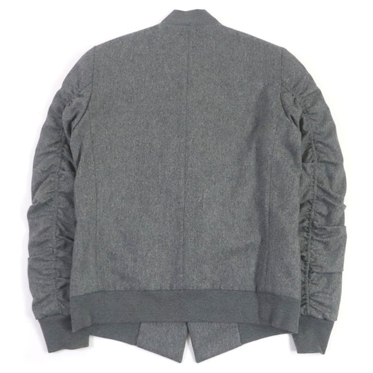 Paul Smith Blouson Outer: 100% wool, Lining: Cupra, Filling: 100% rayon, Part: 100% cotton gray mens L Used Authentic