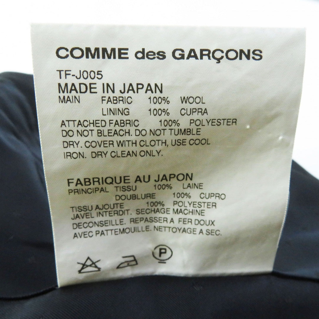 tricot COMME des GARCONS Jacket TF-J005 Outer: 100% wool, Lining: 100% cupra, Part: 100% polyester black Women M Used Authentic