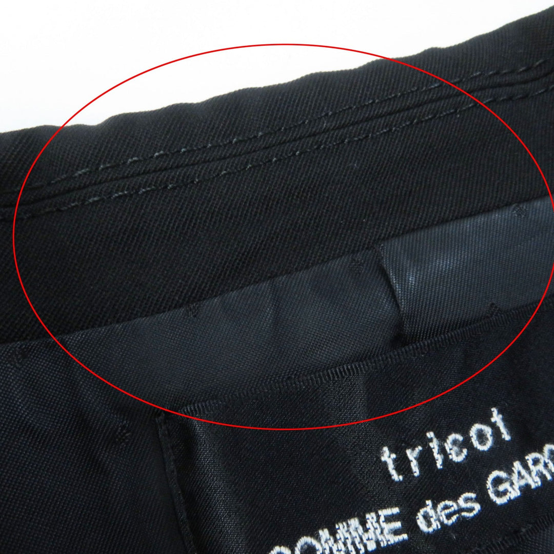 tricot COMME des GARCONS Jacket TF-J005 Outer: 100% wool, Lining: 100% cupra, Part: 100% polyester black Women M Used Authentic