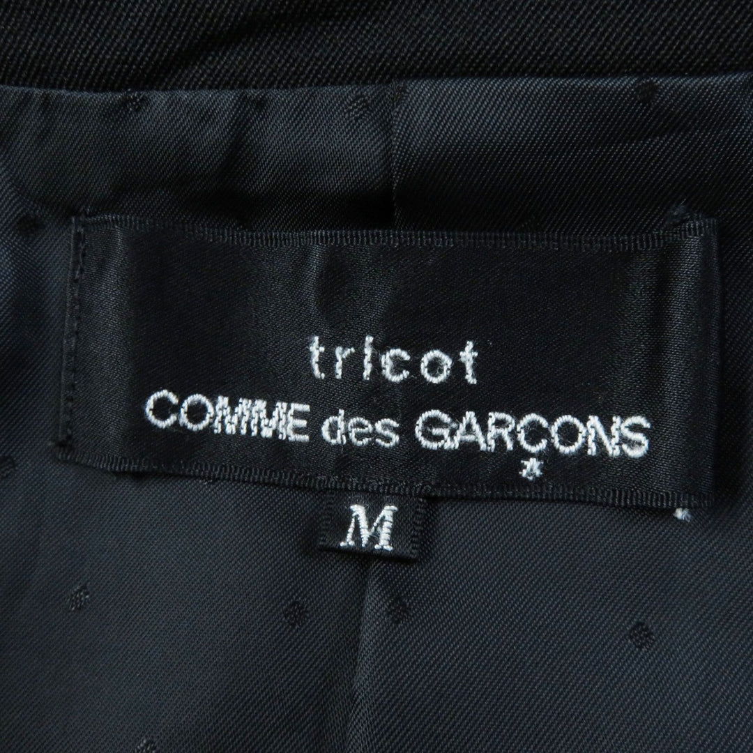 tricot COMME des GARCONS Jacket TF-J005 Outer: 100% wool, Lining: 100% cupra, Part: 100% polyester black Women M Used Authentic