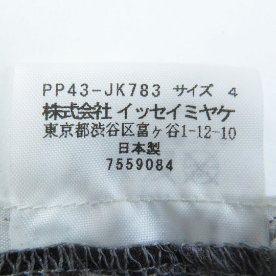 PLEATS PLEASE Cut PP43-JK783 Main: 100% polyester Multi Women 4 Used Authentic