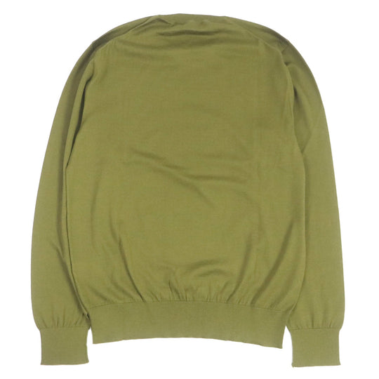 DOLCE&GABBANA sweater Main: 70% cashmere, Main: 30% silk khaki mens 48 Used Authentic