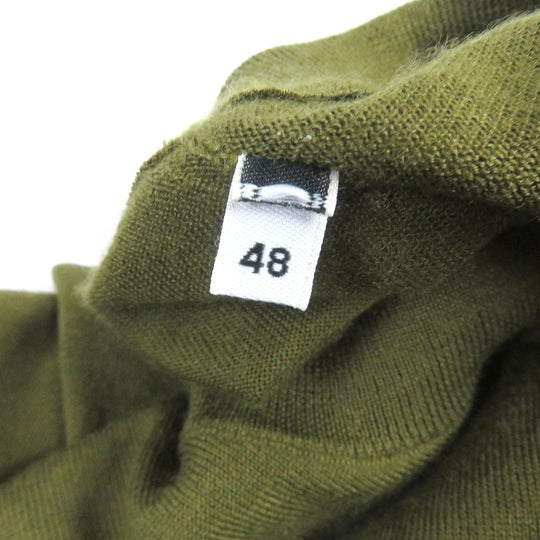 DOLCE&GABBANA sweater Main: 70% cashmere, Main: 30% silk khaki mens 48 Used Authentic