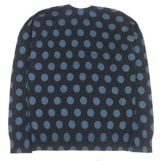 DOLCE&GABBANA sweater Main: 70% cashmere, Main: 30% silk Navy mens 48 Used Authentic