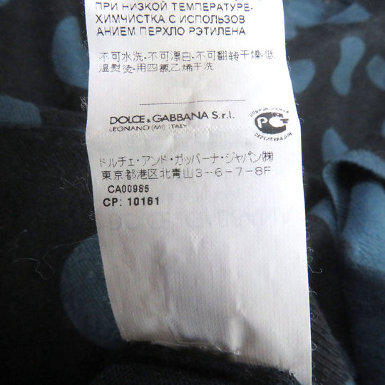 DOLCE&GABBANA sweater Main: 70% cashmere, Main: 30% silk Navy mens 48 Used Authentic